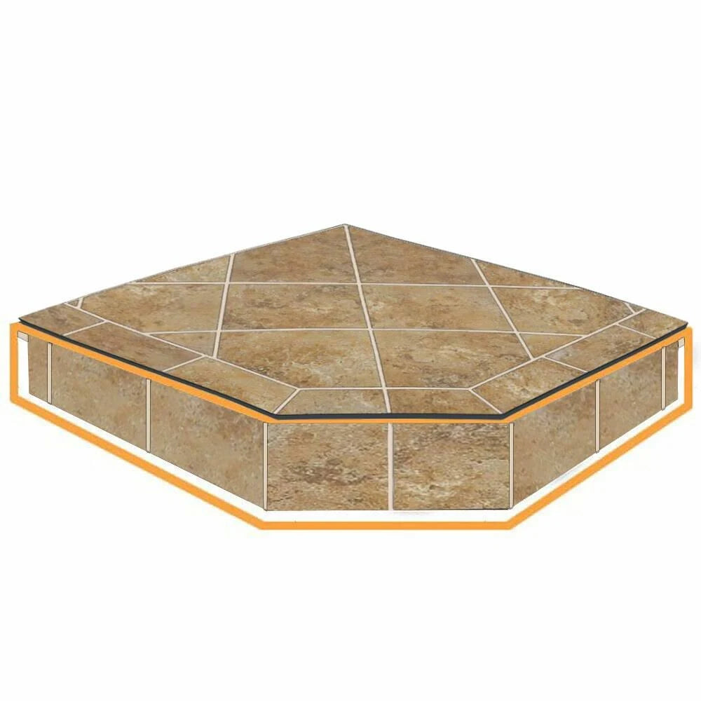 Amber Saffron Hearth Pad Riser P342
