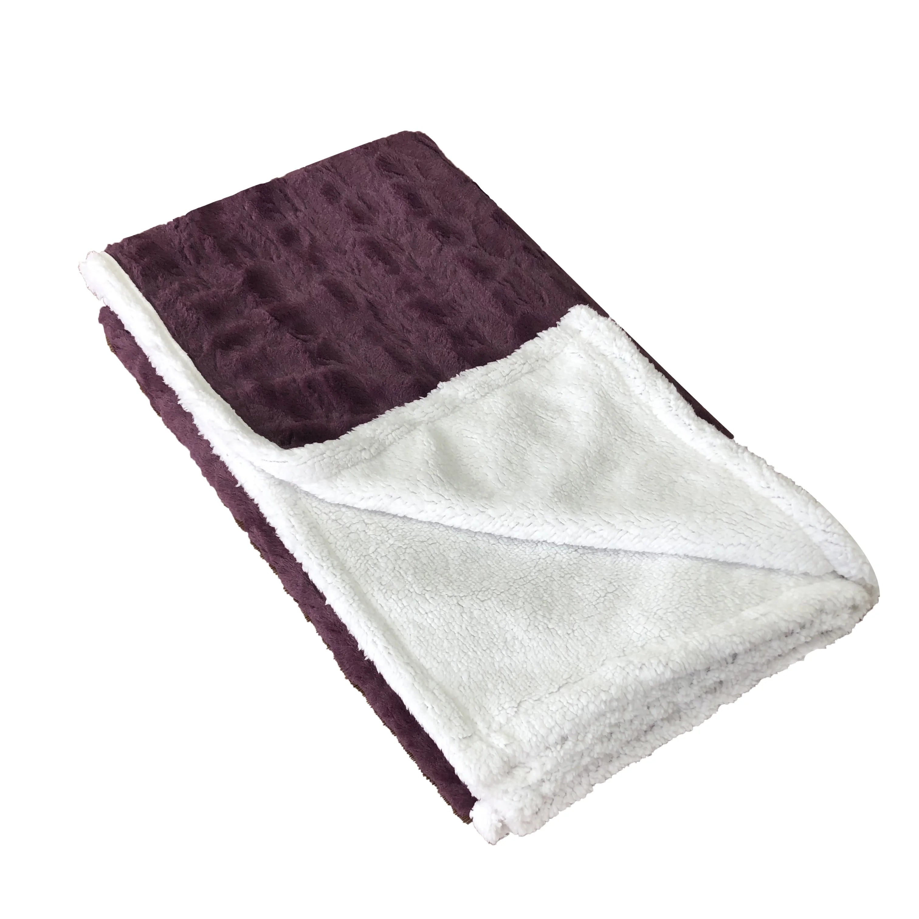 Sherpa Throw Plum P4506
