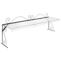 48W x 12.5D x 18H Aqua Portable Buffet Sneezeguards W6106