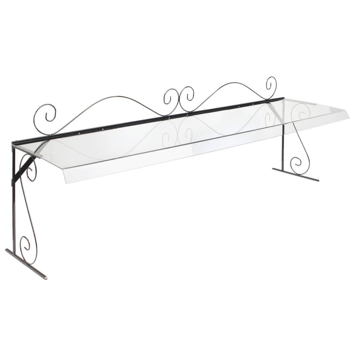 48W x 12.5D x 18H Aqua Portable Buffet Sneezeguards W6106