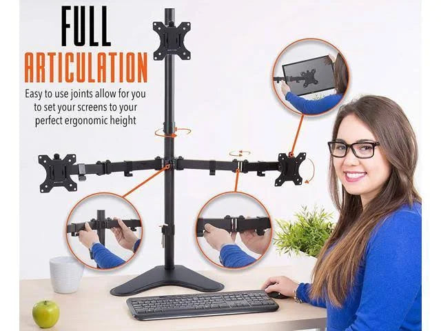 Three Arm Freestanding Monitor Mount P981