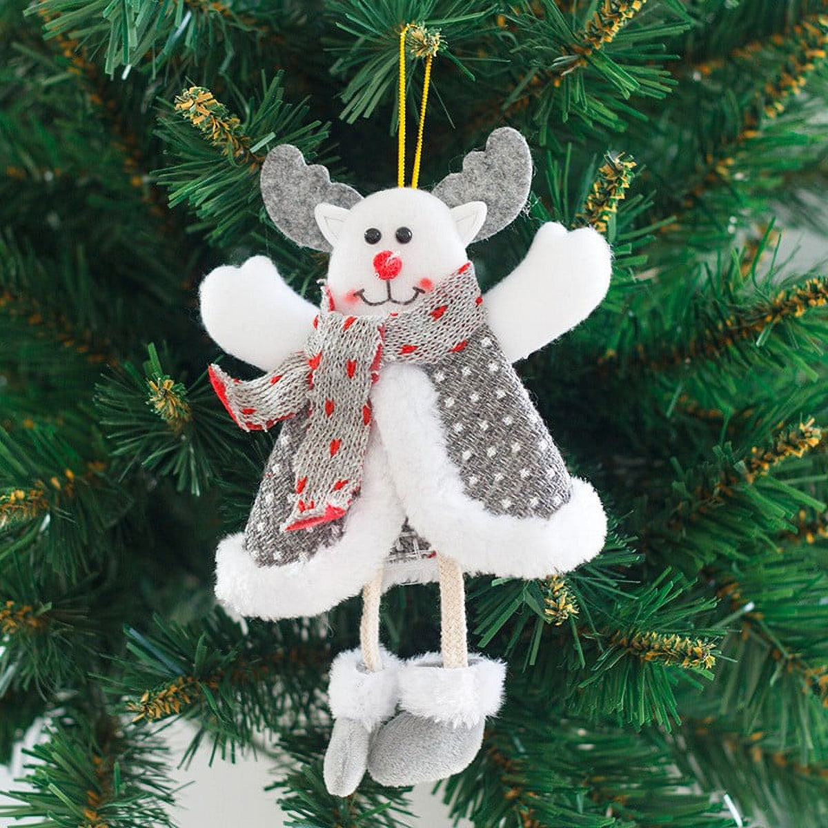 White Windbreaker Doll Hanging Decoration I349