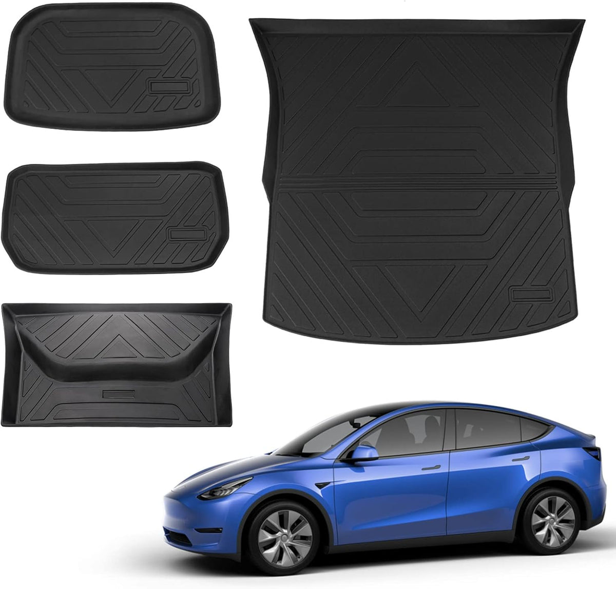 Tesla Model Y 3 PCS Trunk Mat Cargo Liners Q757